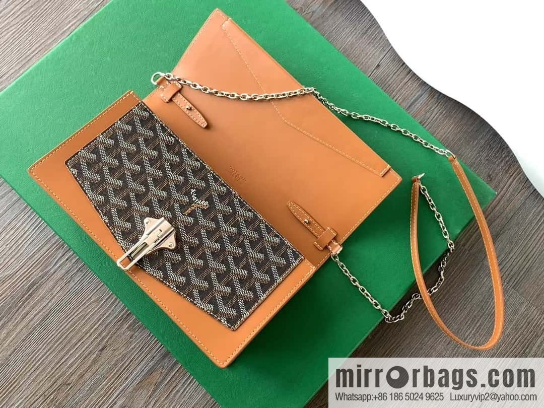 Goyard Duchess Marie-Caroline bag 020241-black and brown crossbody bag
