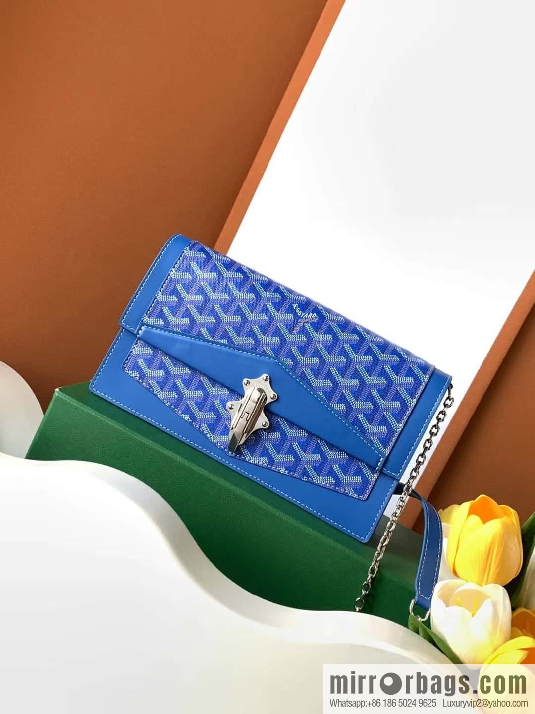 Goyard Duchess Marie-Caroline Bag 020241-Sky Blue