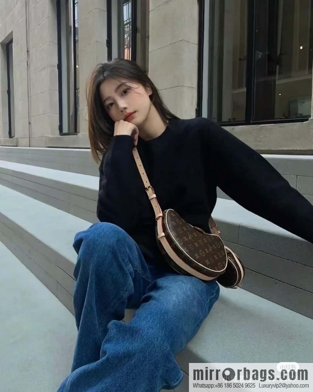 LV M46828 CROISSANT medium handbag