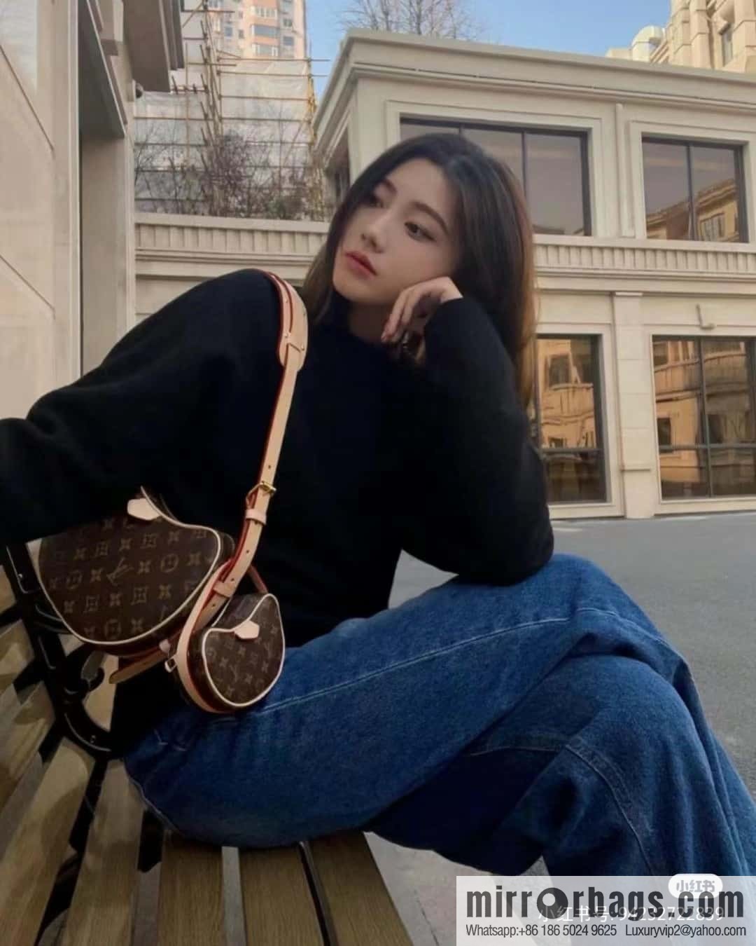LV M46828 CROISSANT medium handbag