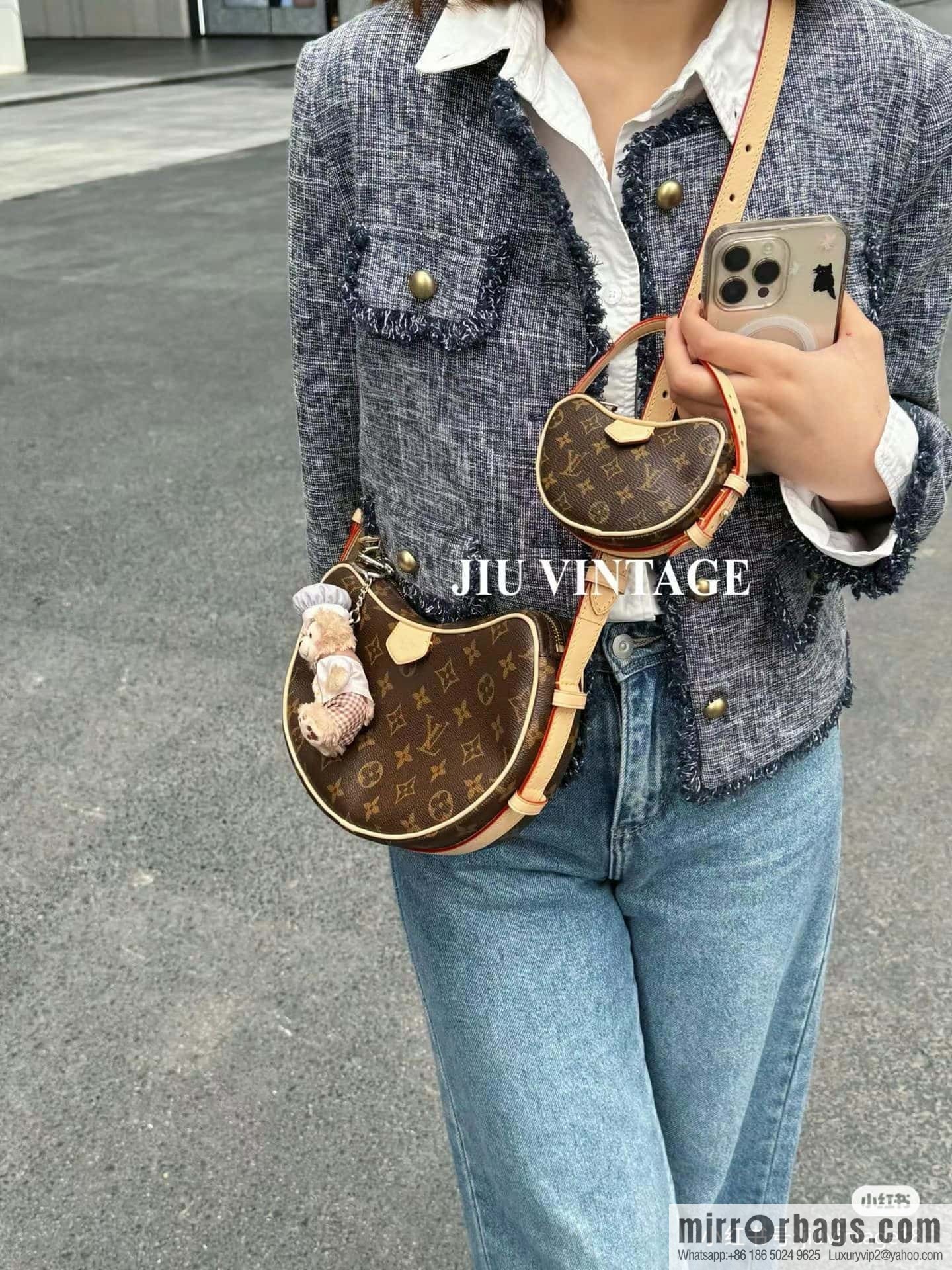 LV M46828 CROISSANT medium handbag