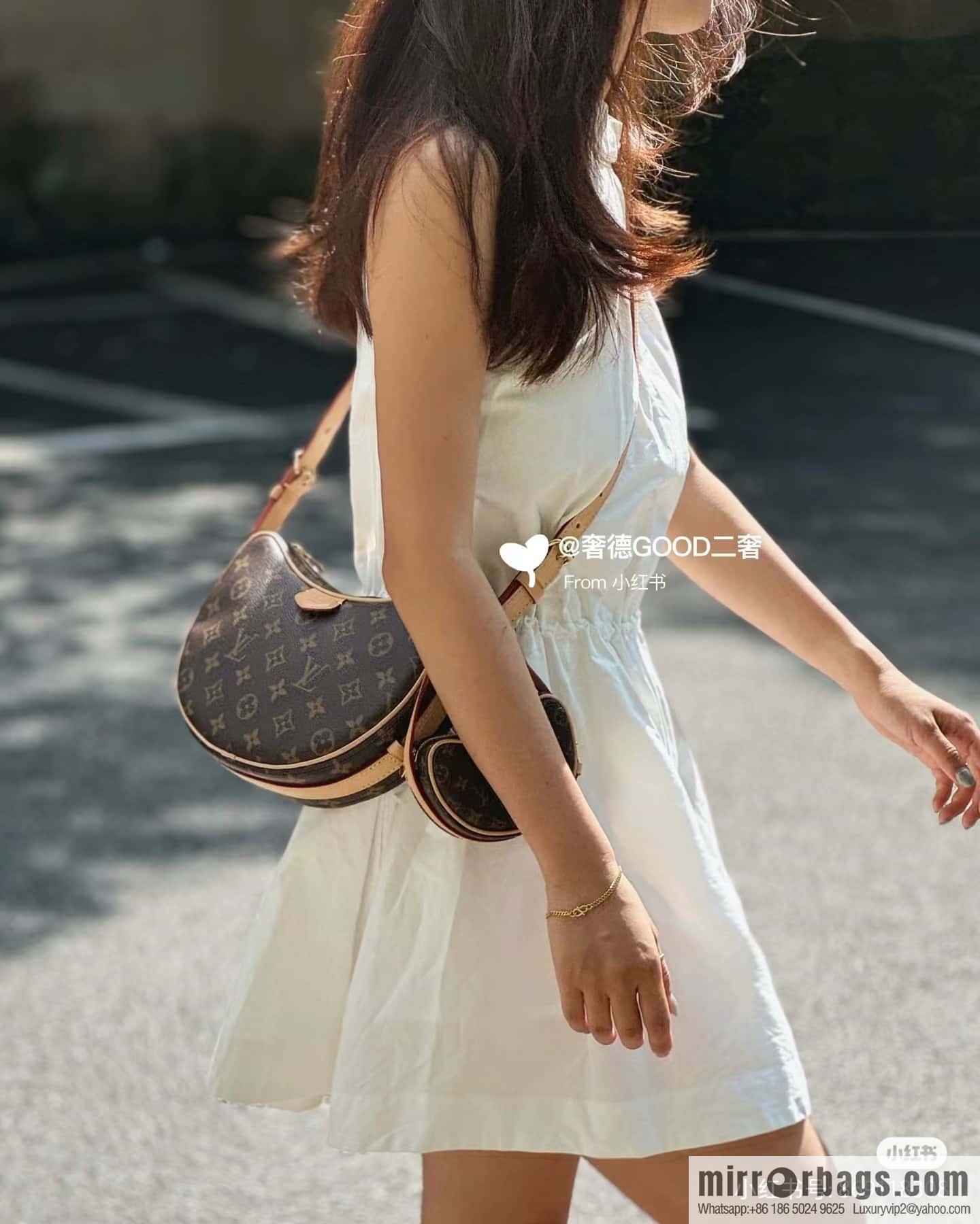 LV M46828 CROISSANT medium handbag