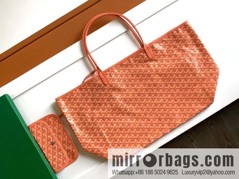 Goyard Saint Louis Small Shopping Bag 020146M-Coral Powder