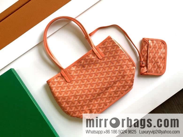 Goyard Anjou mini bag 2321-coral powder