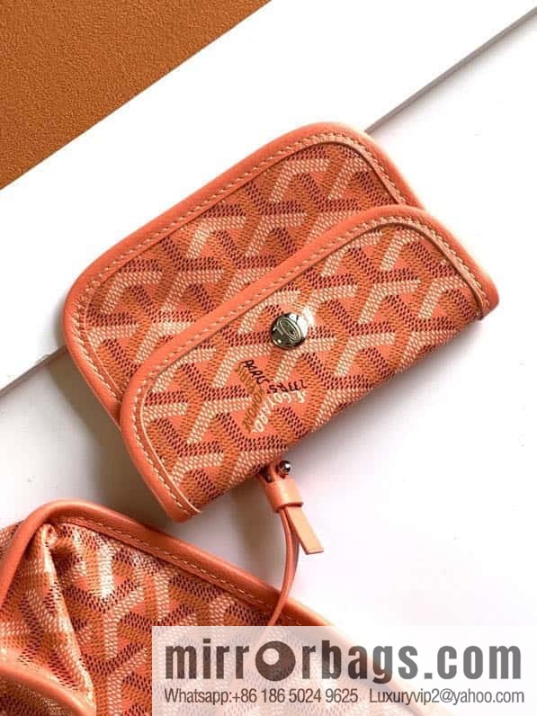 Goyard Anjou mini bag 2321-coral powder