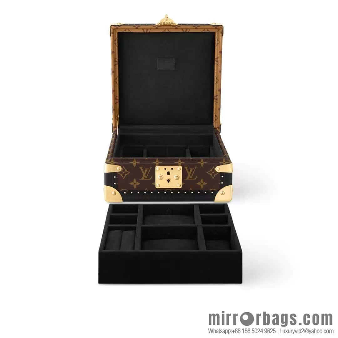 [Boutique‑grade] M11156 monogram/yellow flower, jewelry box box series M20040 yellow flower Coffret Joaillerie jewelry box