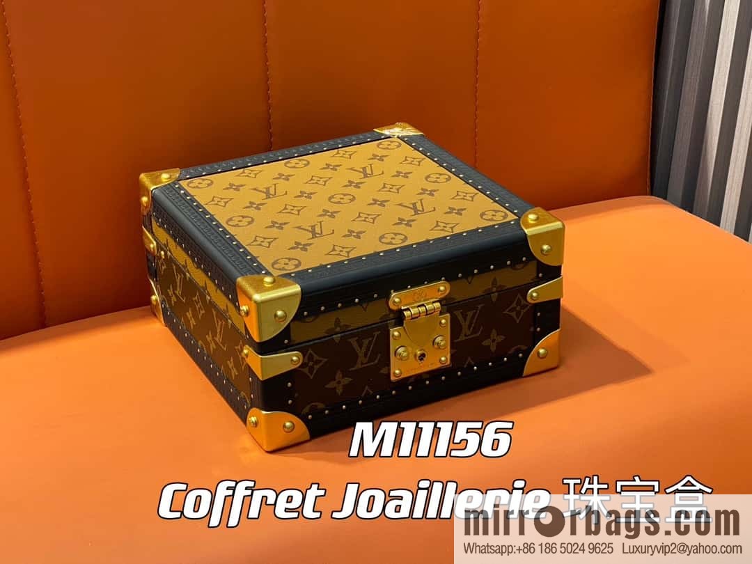 [Boutique‑grade] M11156 monogram/yellow flower, jewelry box box series M20040 yellow flower Coffret Joaillerie jewelry box