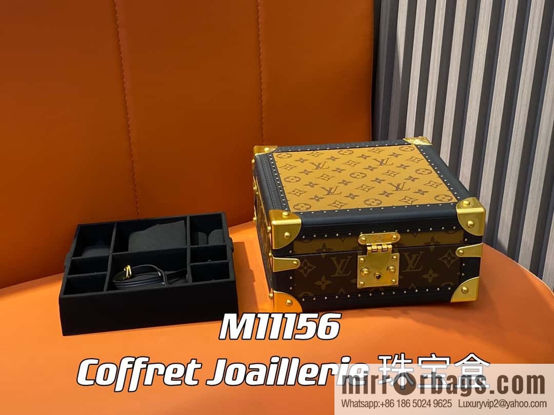 [Boutique‑grade] M11156 monogram/yellow flower, jewelry box box series M20040 yellow flower Coffret Joaillerie jewelry box