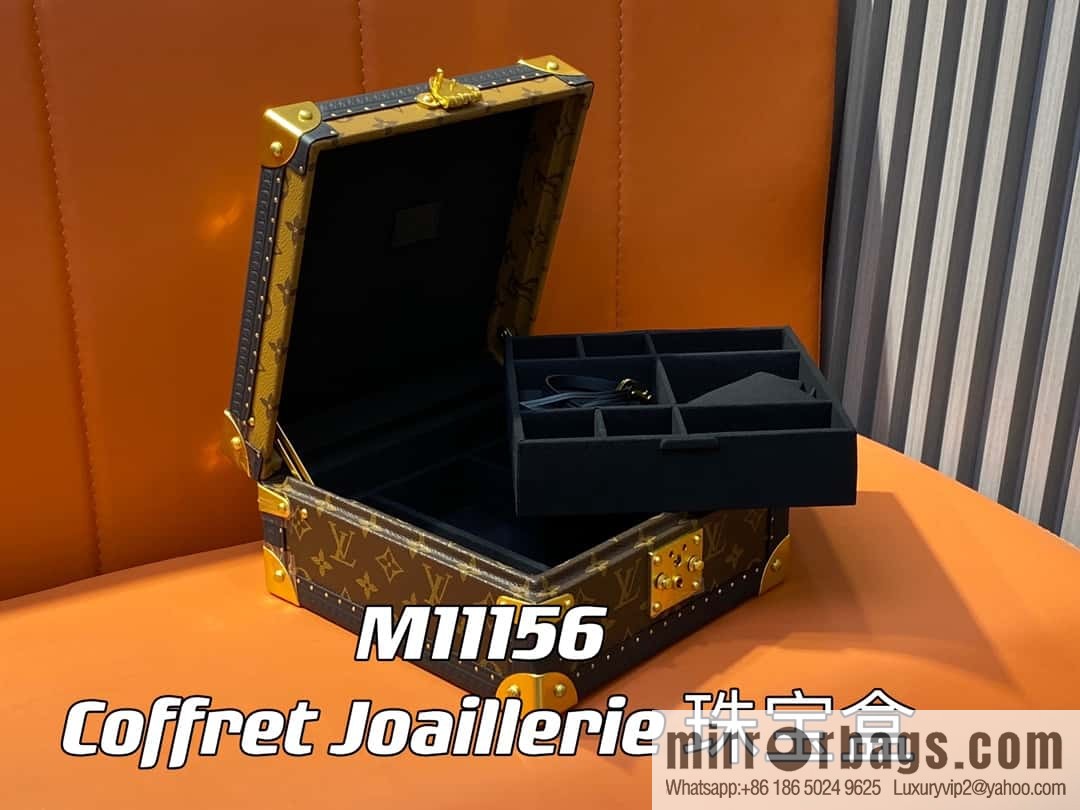 [Boutique‑grade] M11156 monogram/yellow flower, jewelry box box series M20040 yellow flower Coffret Joaillerie jewelry box