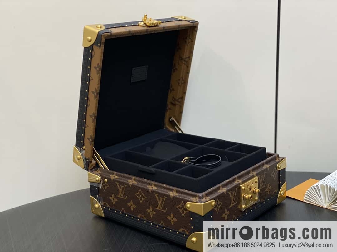 [Boutique‑grade] M11156 monogram/yellow flower, jewelry box box series M20040 yellow flower Coffret Joaillerie jewelry box