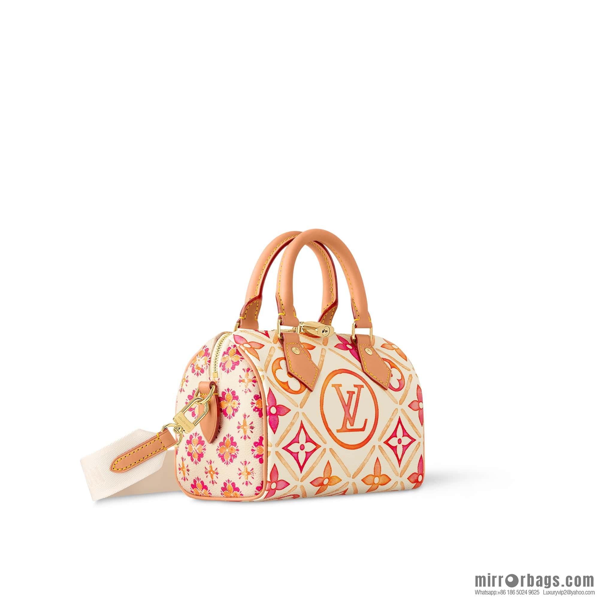 [Boutique‑grade] M11461 red printed pillow bag speedy series, the new SPEEDY BANDOULIZRE 20 handbag of the season M11461