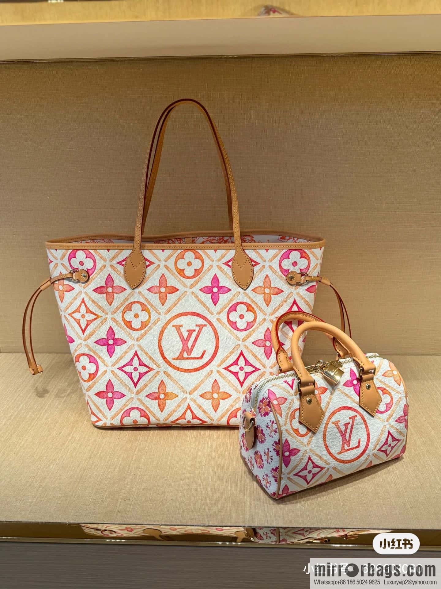 [Boutique‑grade] M11461 red printed pillow bag speedy series, the new SPEEDY BANDOULIZRE 20 handbag of the season M11461
