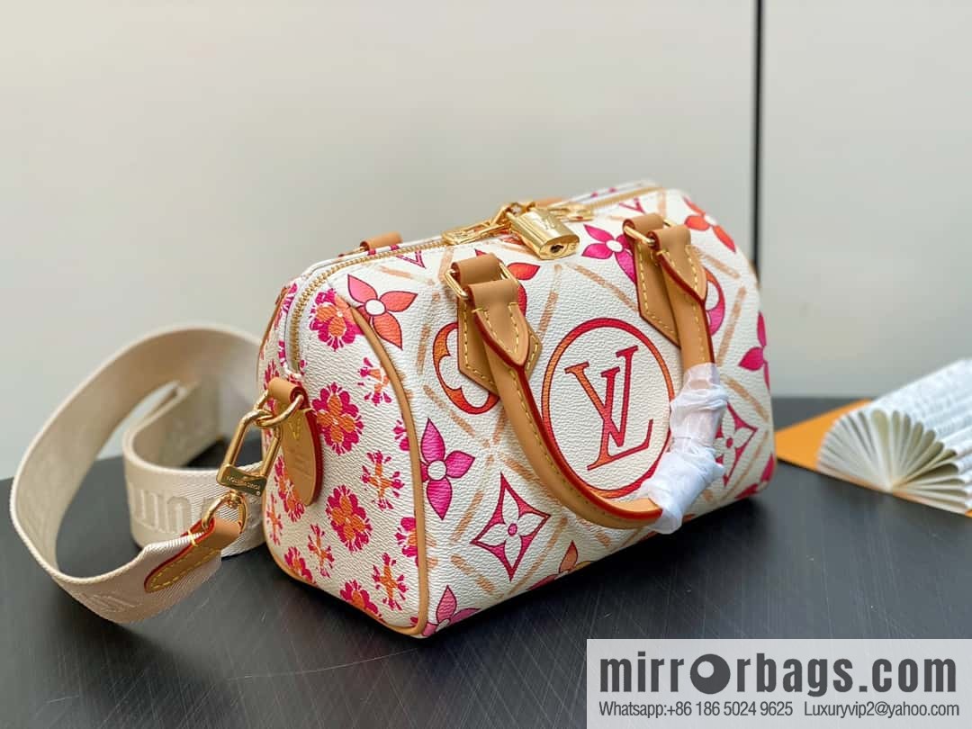 [Boutique‑grade] M11461 red printed pillow bag speedy series, the new SPEEDY BANDOULIZRE 20 handbag of the season M11461