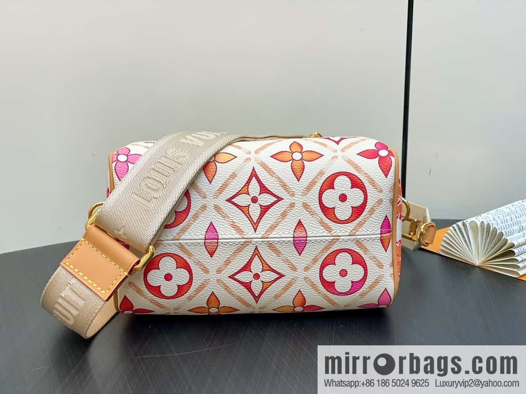 [Boutique‑grade] M11461 red printed pillow bag speedy series, the new SPEEDY BANDOULIZRE 20 handbag of the season M11461