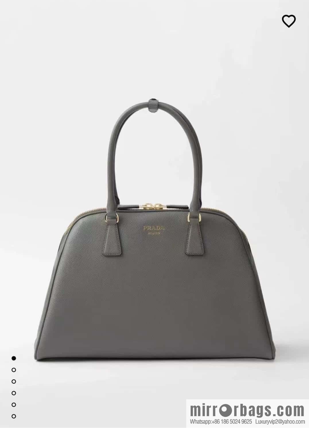 PRADA 🎉 new shell bag 🎉 1BG537 grey