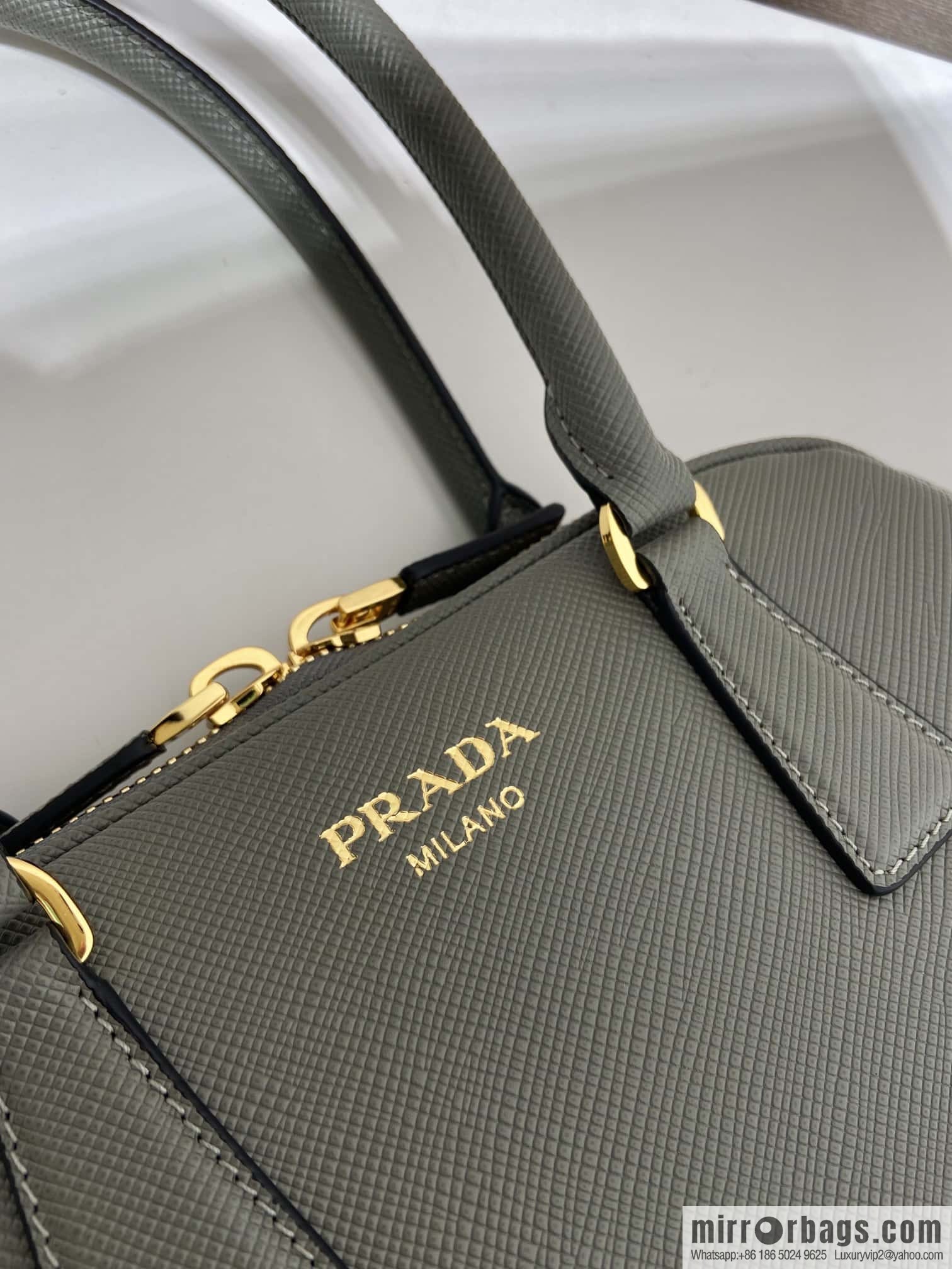 PRADA 🎉 new shell bag 🎉 1BG537 grey