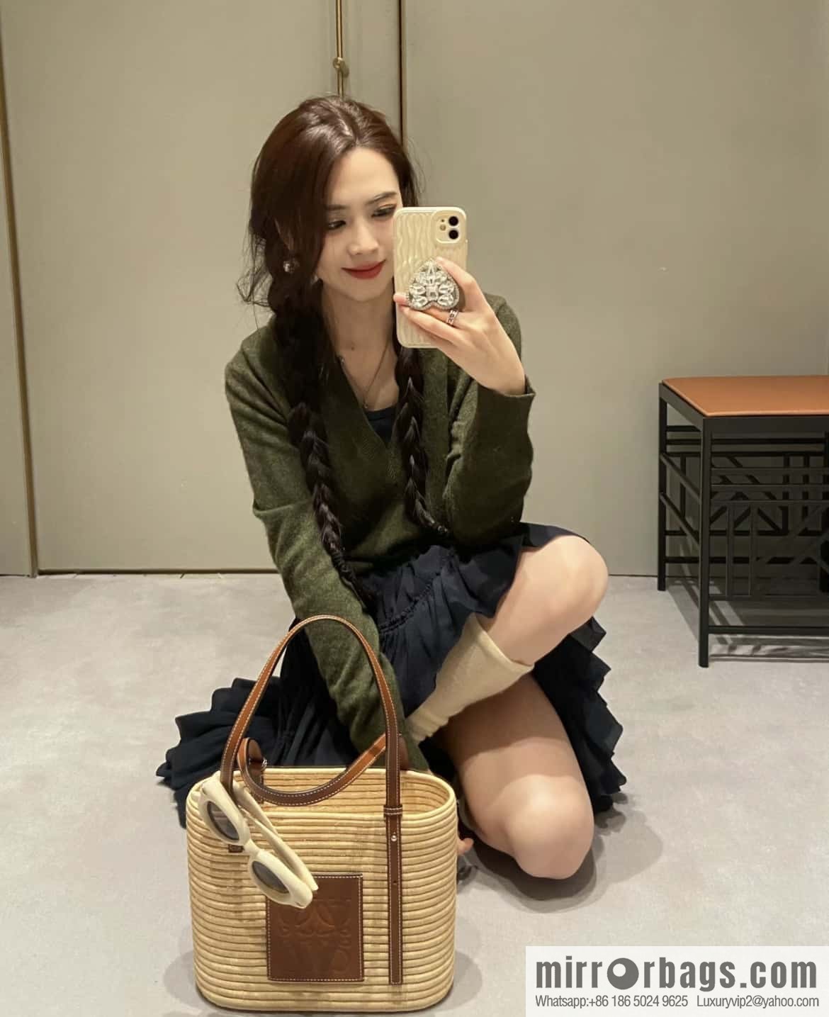 LOEWE basket square basket 🧺 1003