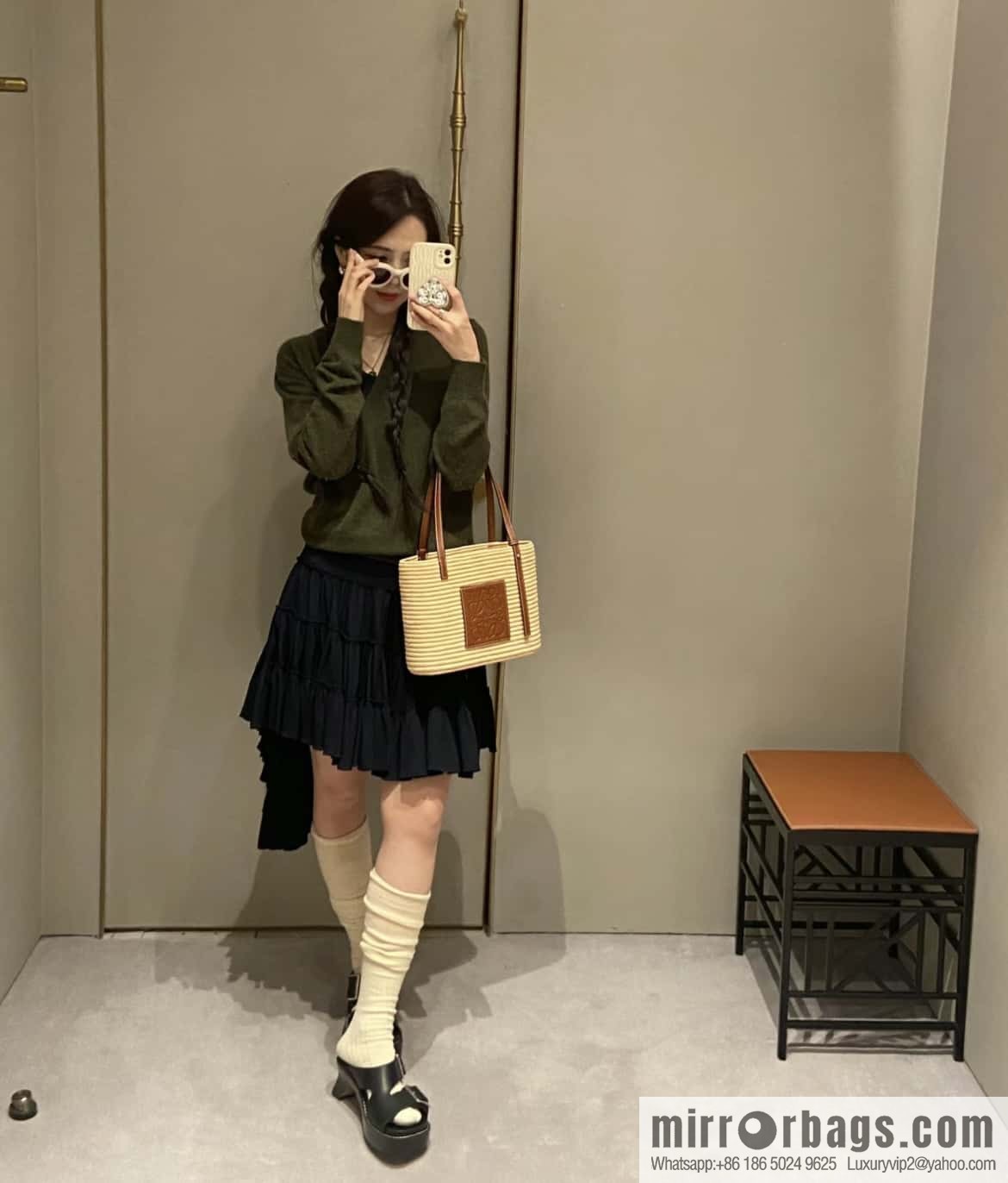 LOEWE basket square basket 🧺 1003