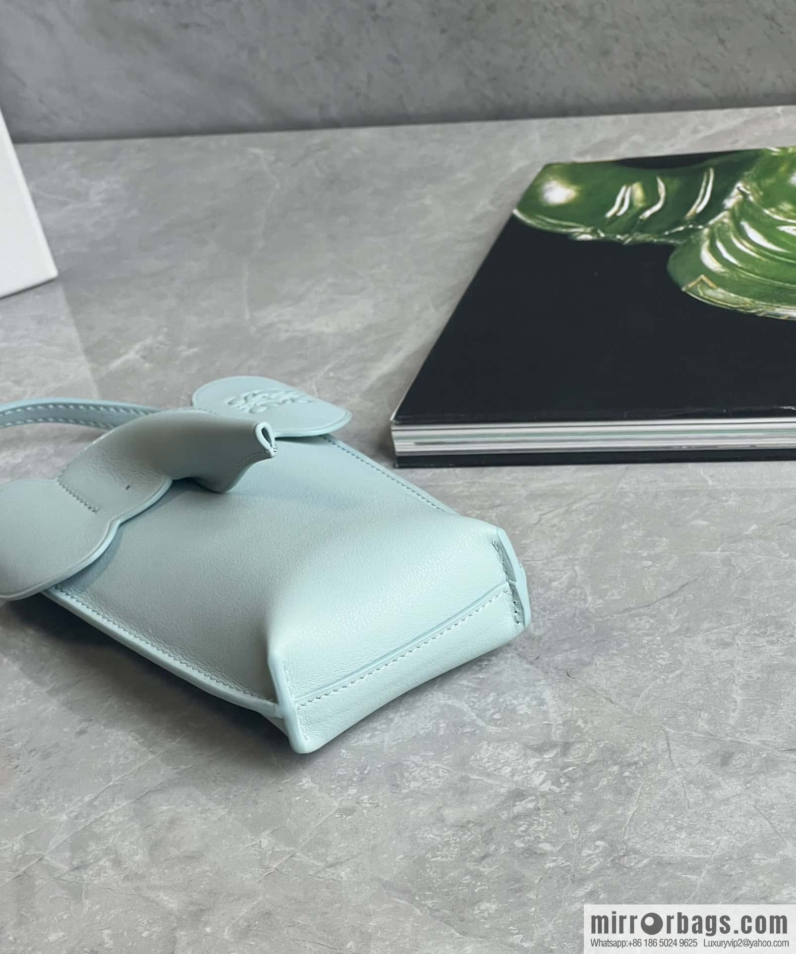 LOEWE 🐘 super act cute baby elephant mobile phone bag 0557 glacier blue