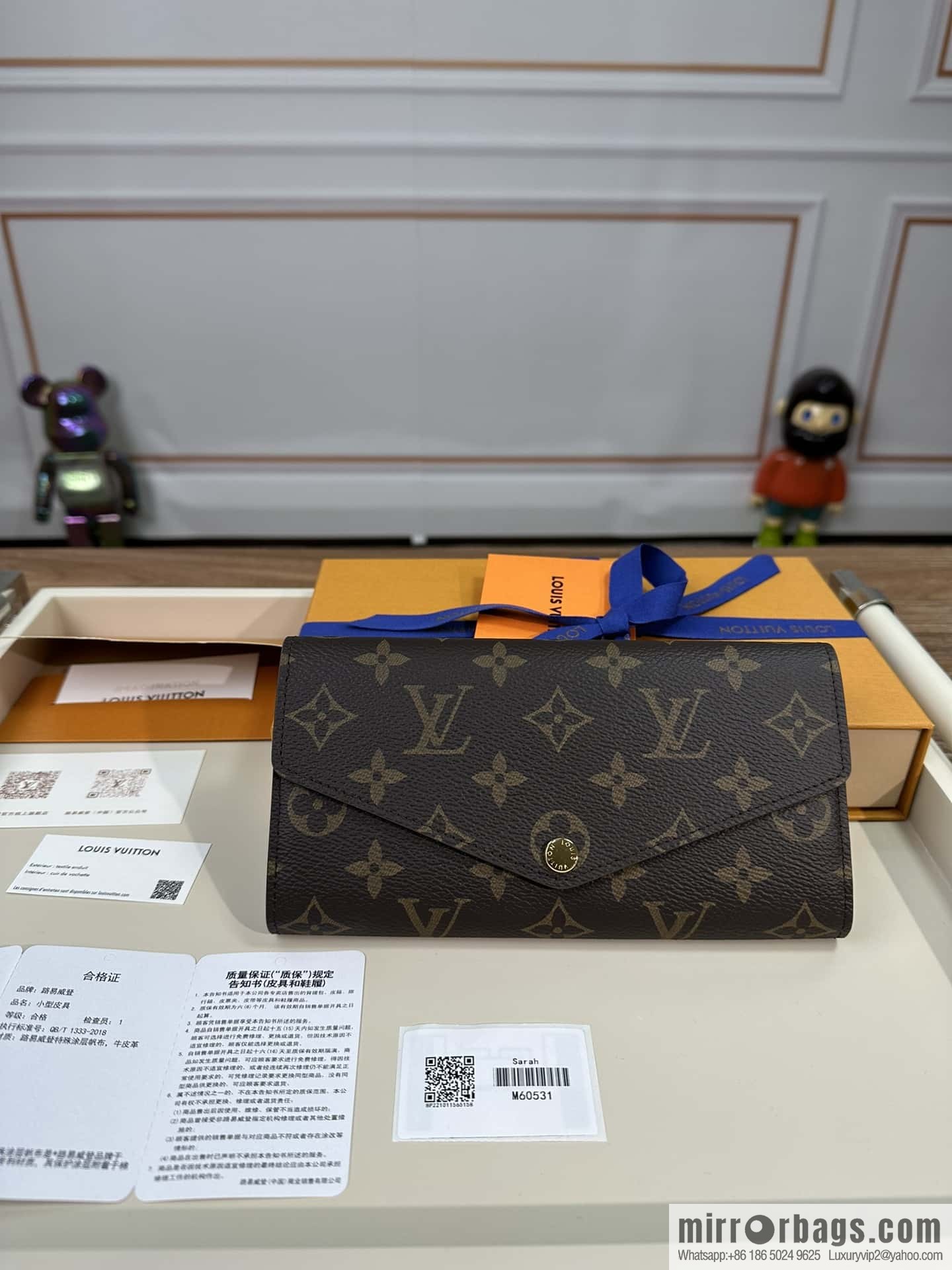 LV SARAH wallet M60531 Premium