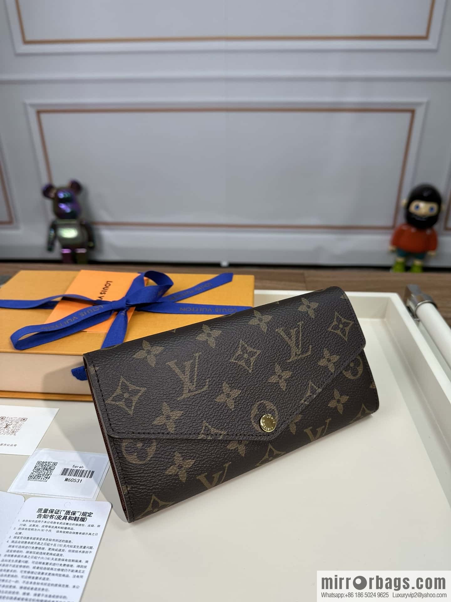 LV SARAH wallet M60531 Premium
