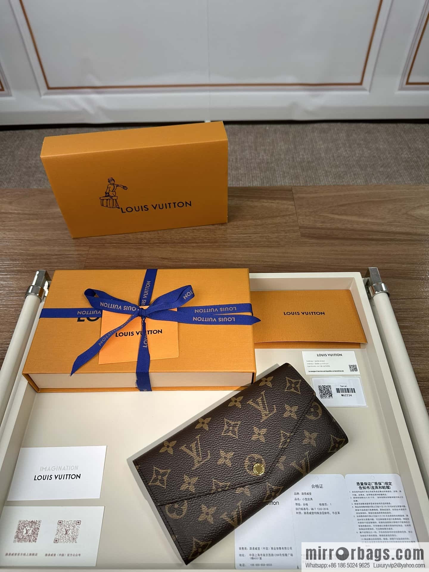 LV SARAH Wallet M62234 Premium
