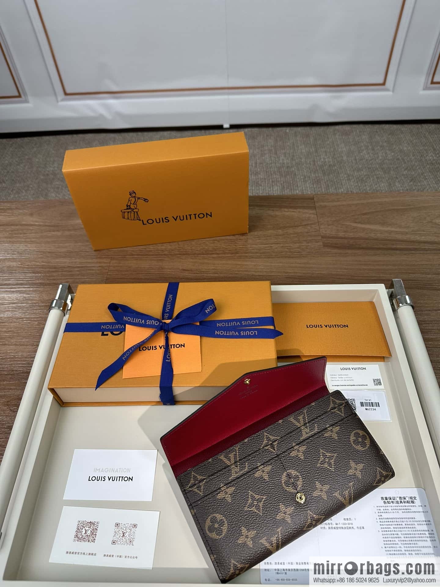 LV SARAH Wallet M62234 Premium