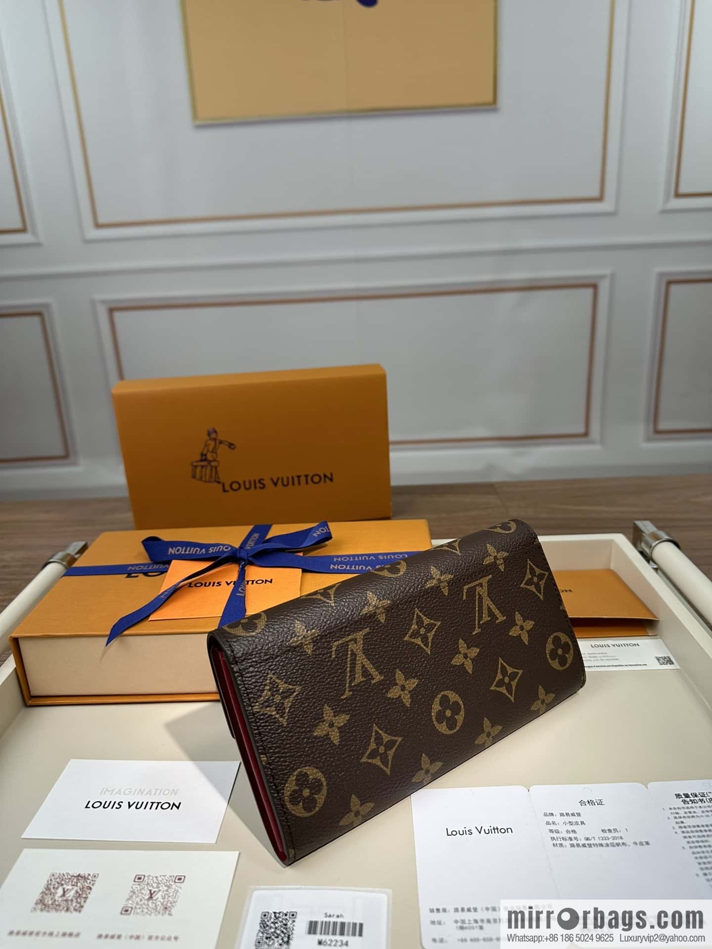 LV SARAH Wallet M62234 Premium