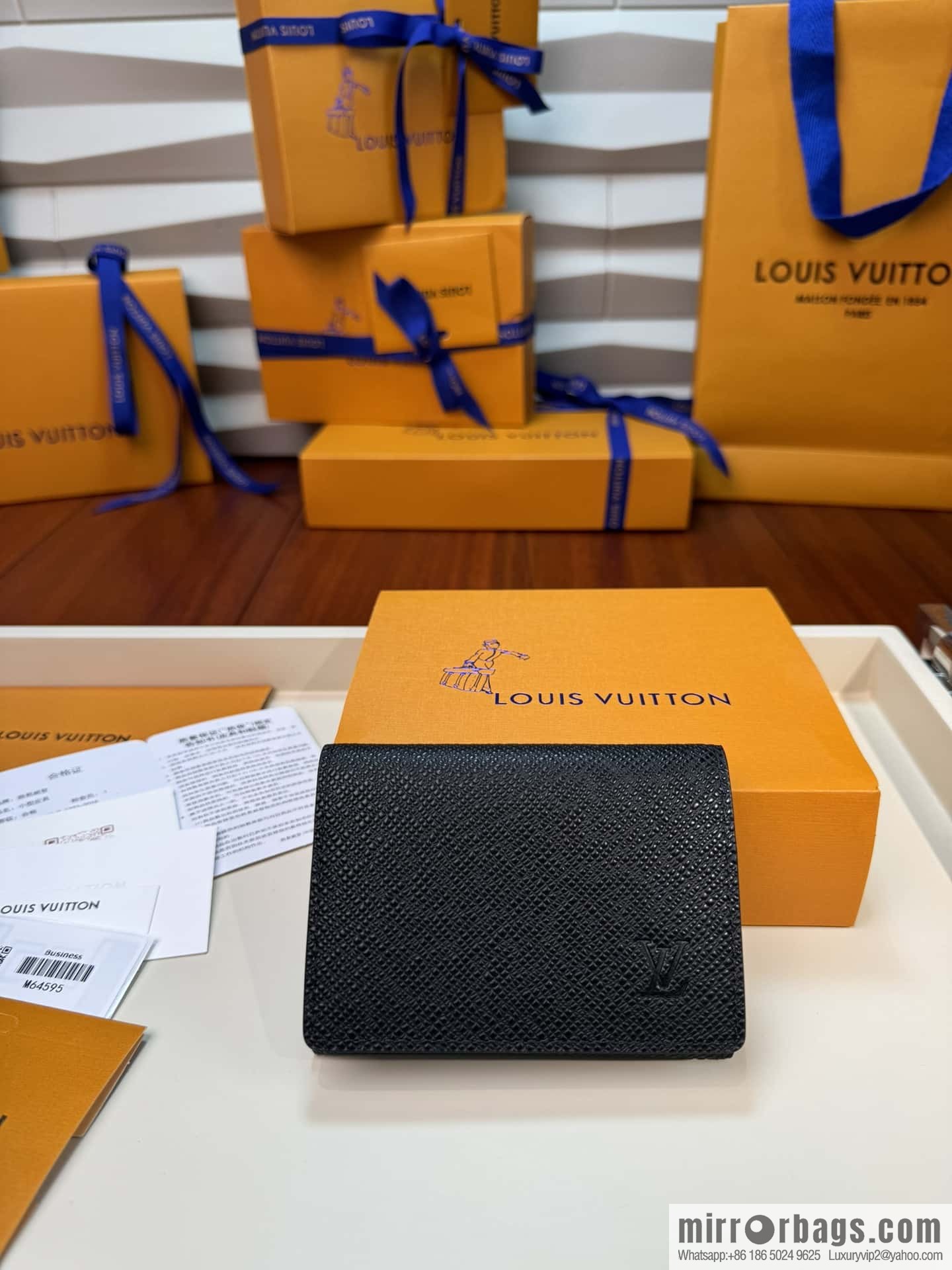 LV Enveloppe Carte De Visite M64595 Premium