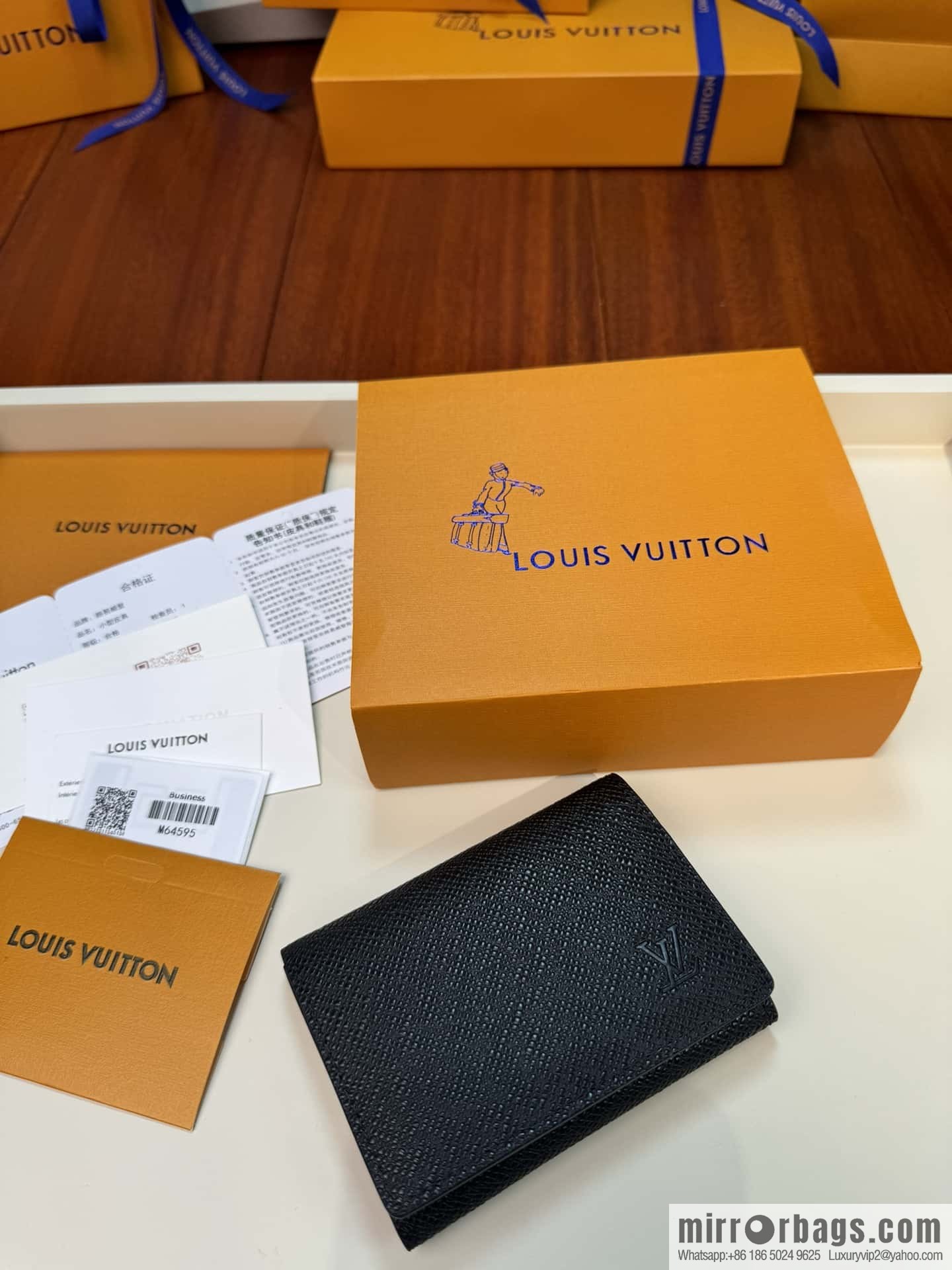 LV Enveloppe Carte De Visite M64595 Premium