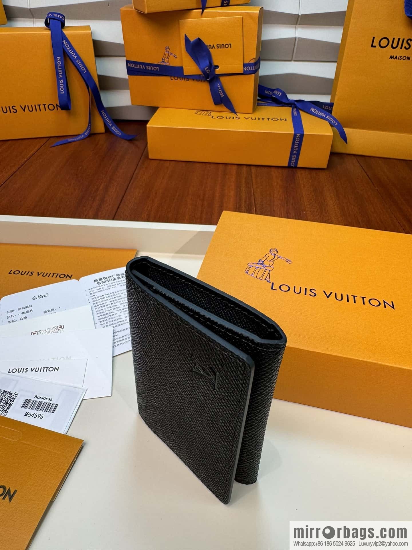 LV Enveloppe Carte De Visite M64595 Premium