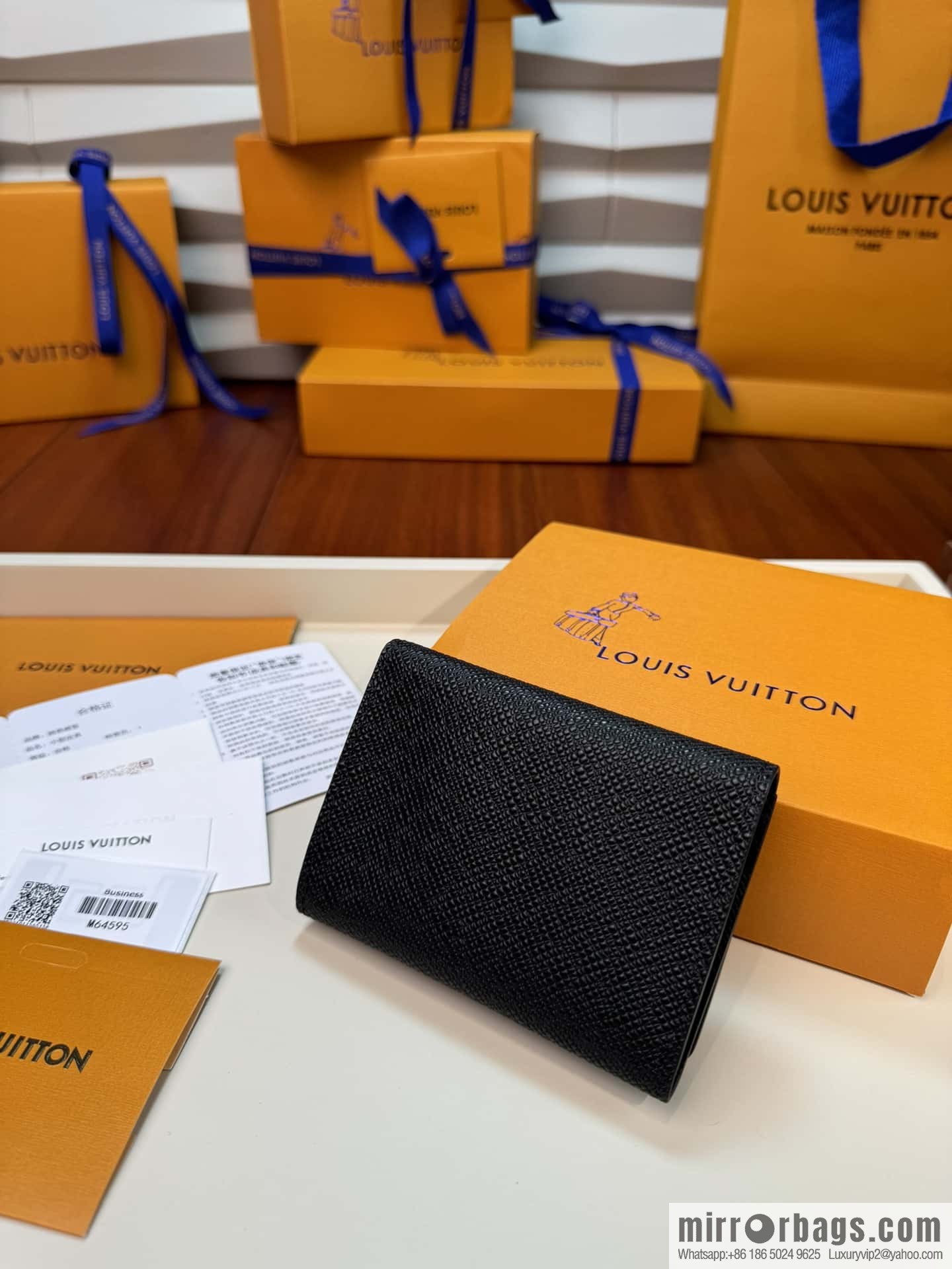 LV Enveloppe Carte De Visite M64595 Premium