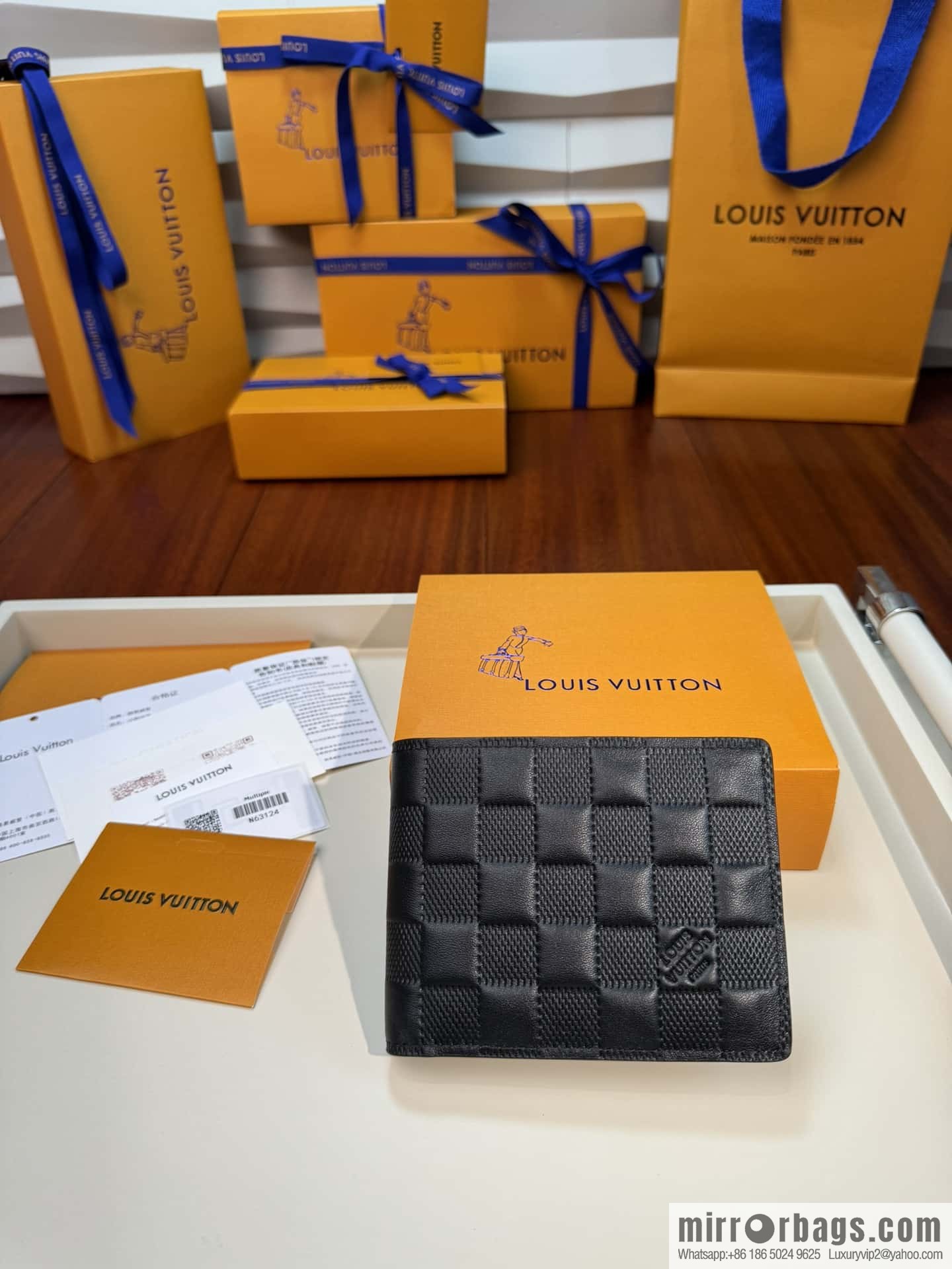 LV Multiple Wallets N63124 Premium