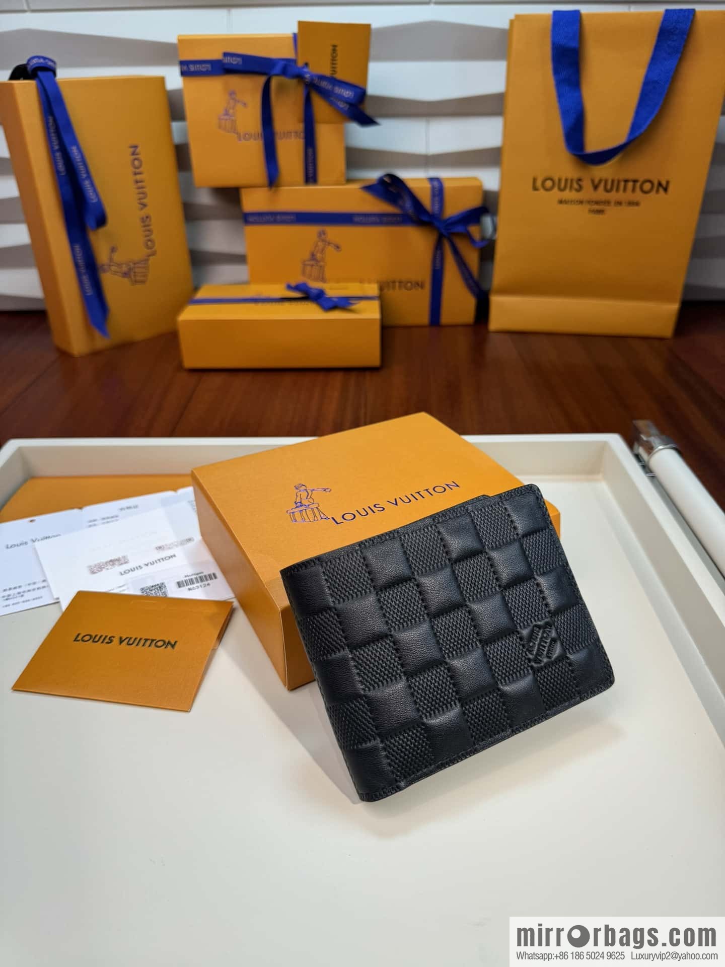 LV Multiple Wallets N63124 Premium
