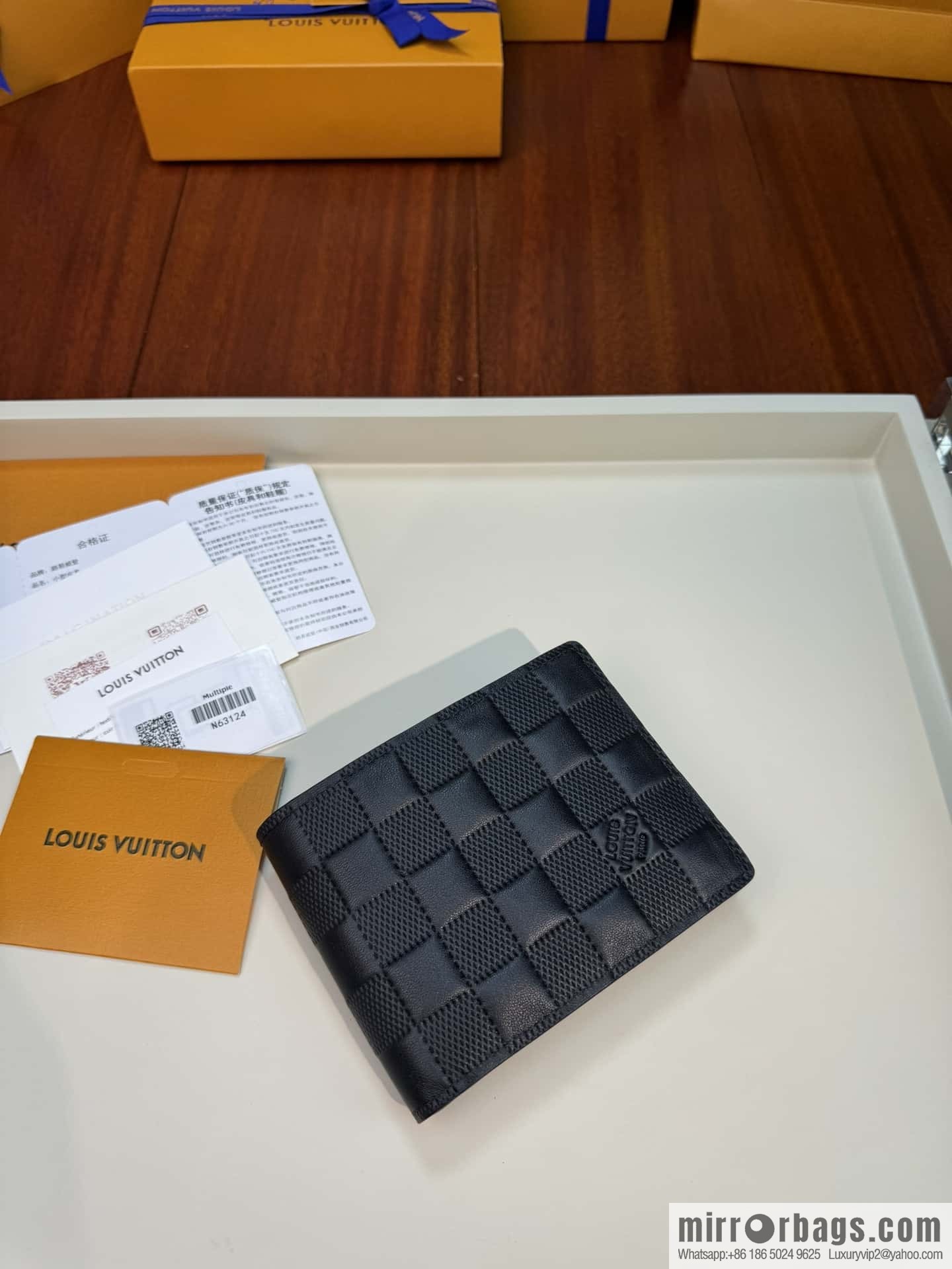 LV Multiple Wallets N63124 Premium