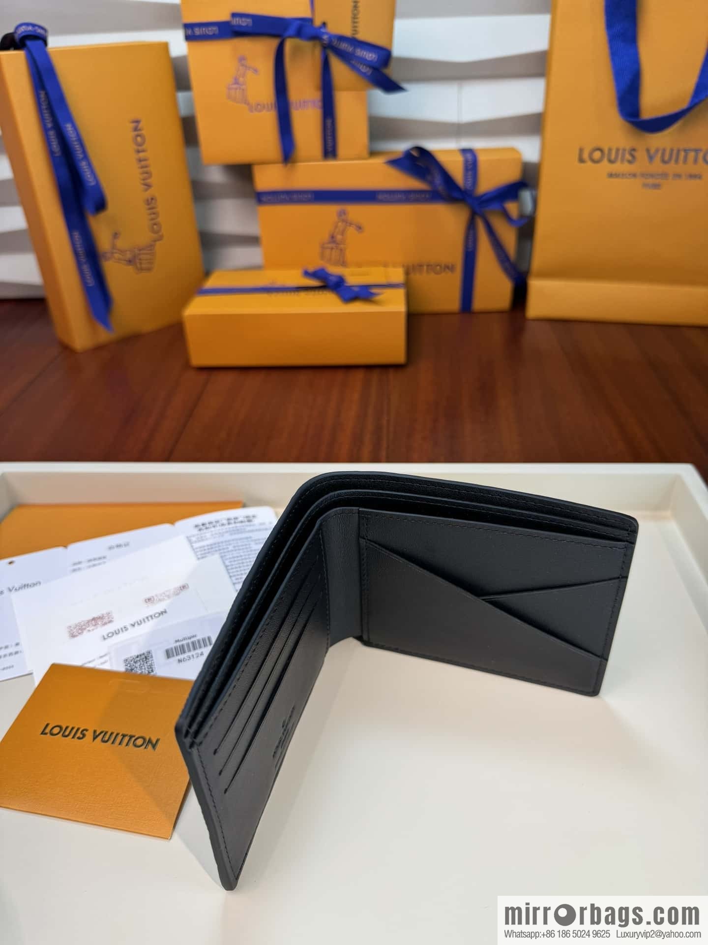 LV Multiple Wallets N63124 Premium