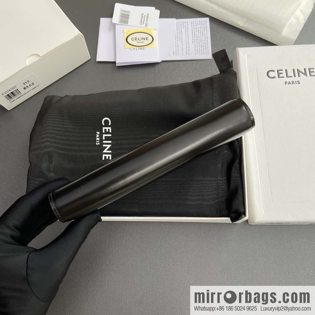 CELINE TRIOMPHE shiny cow leather (fabric) wallet 10E313DPV.38NO 312