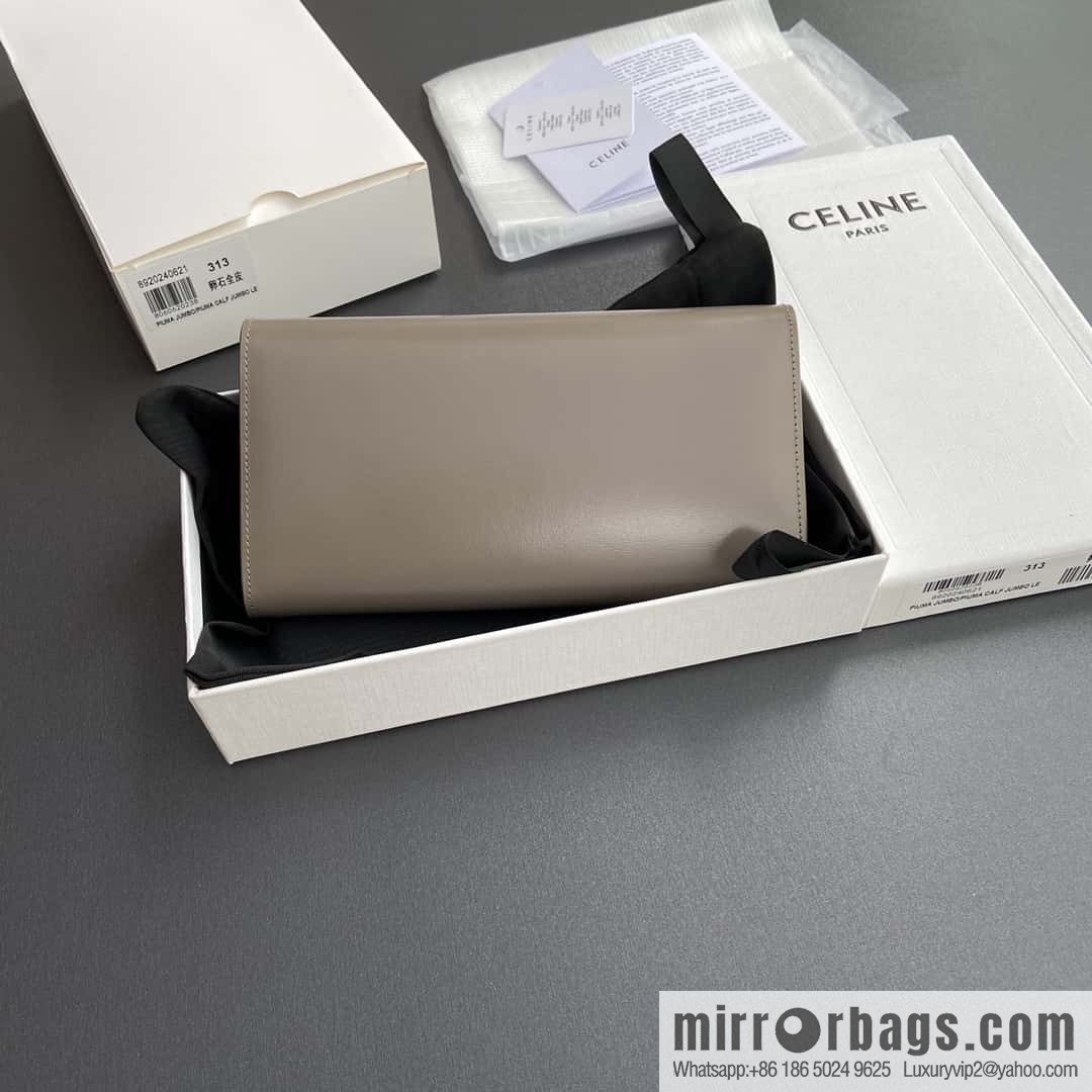 CELINE TRIOMPHE shiny cow leather (fabric) wallet 10E313DPV.38NO 312