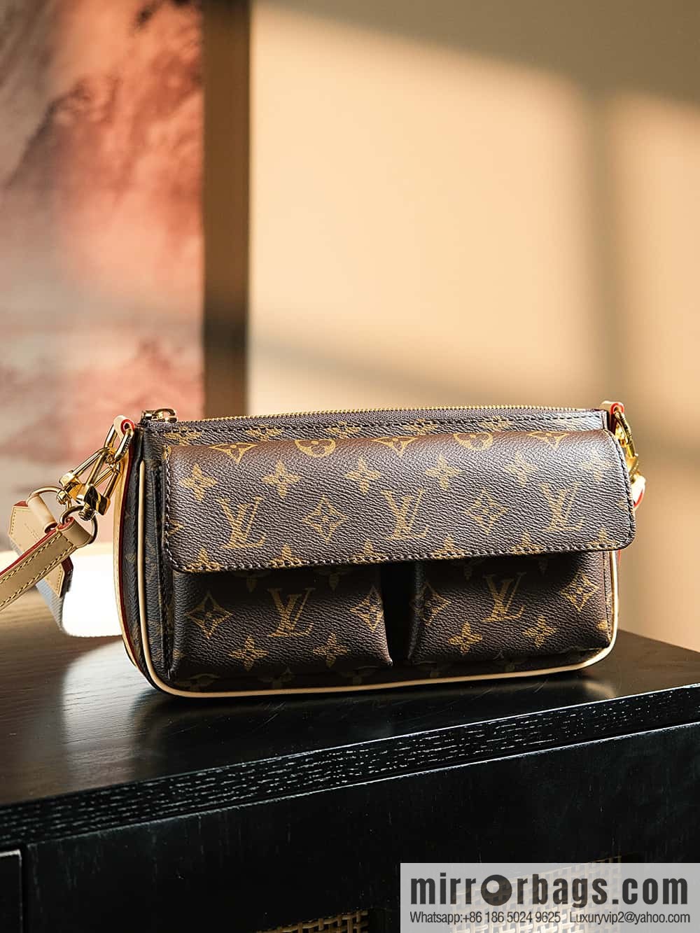 LV 𝐕𝐈𝐕𝐀𝐂𝐈𝐓𝐄 Medieval Camel Bag Series #M46999