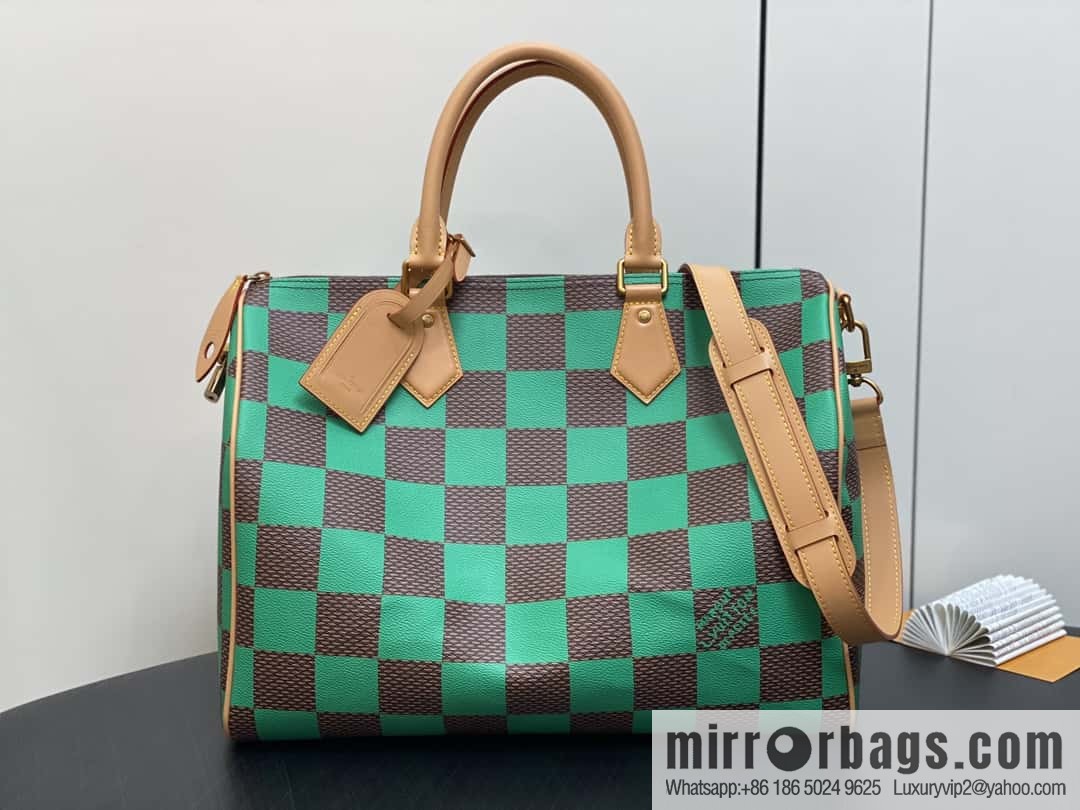[Premium‑quality] N40579 green N40580 red 40cm travel bag Speedy Bandoulière 40 handbag