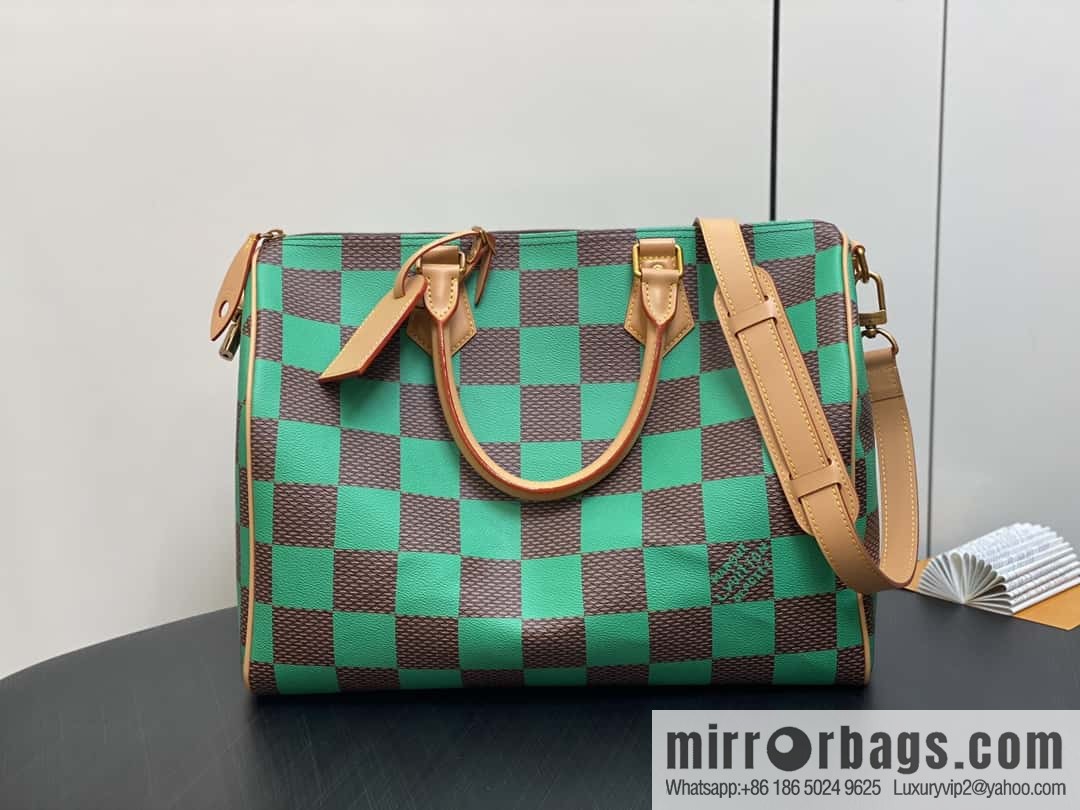 [Premium‑quality] N40579 green N40580 red 40cm travel bag Speedy Bandoulière 40 handbag