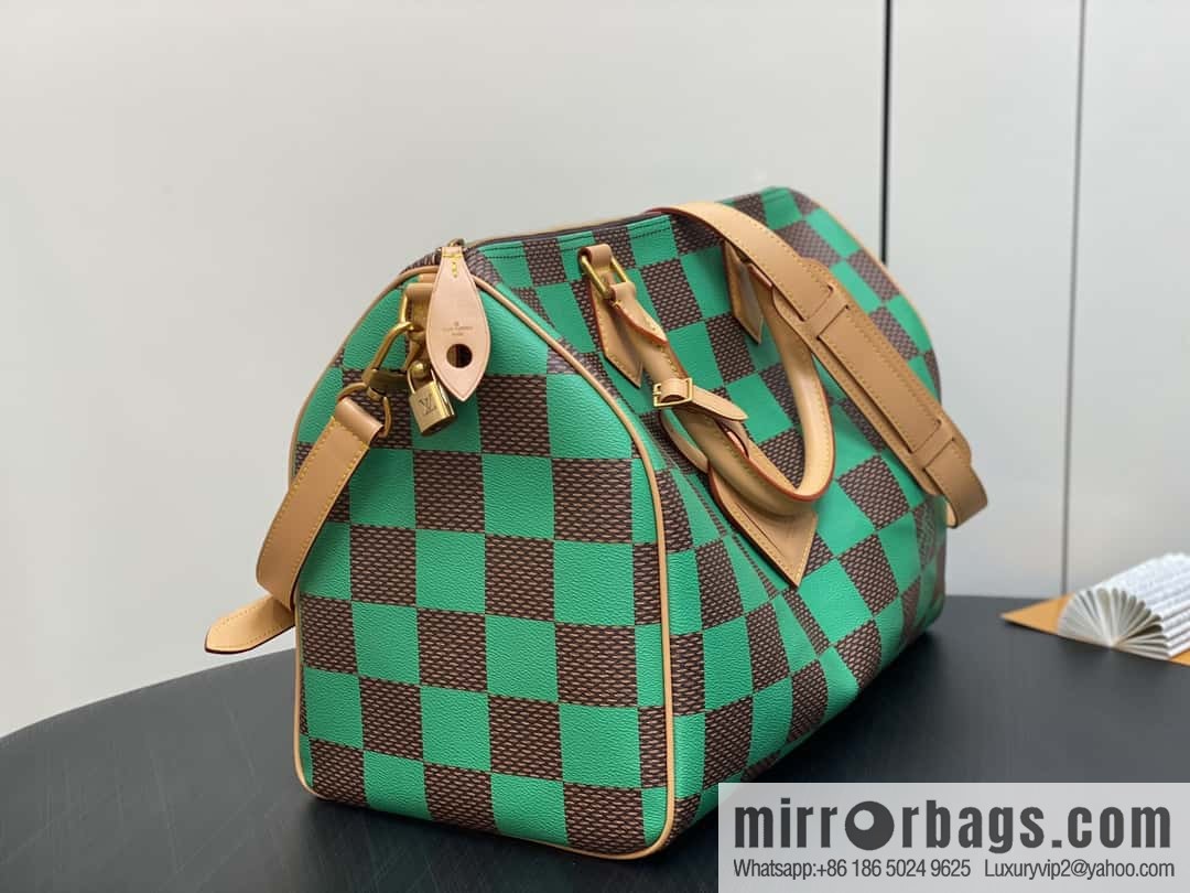 [Premium‑quality] N40579 green N40580 red 40cm travel bag Speedy Bandoulière 40 handbag