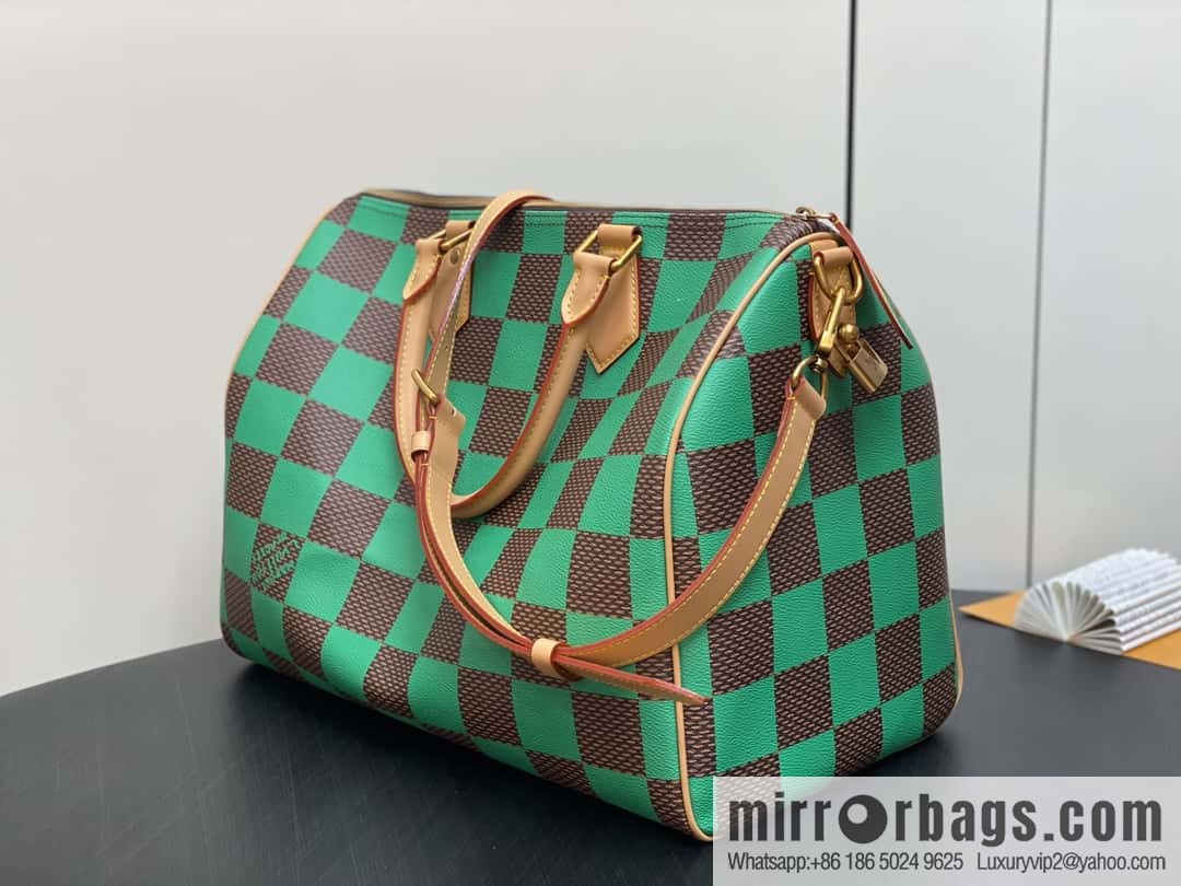 [Premium‑quality] N40579 green N40580 red 40cm travel bag Speedy Bandoulière 40 handbag