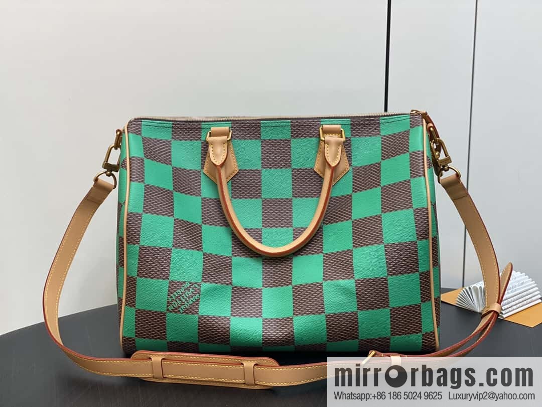 [Premium‑quality] N40579 green N40580 red 40cm travel bag Speedy Bandoulière 40 handbag