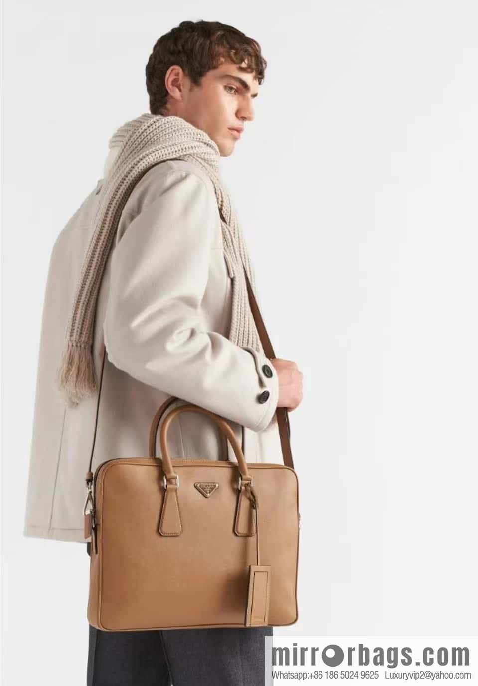 PRADA 🎉 classic new color 🎉 2VE0368 Cinnamon
