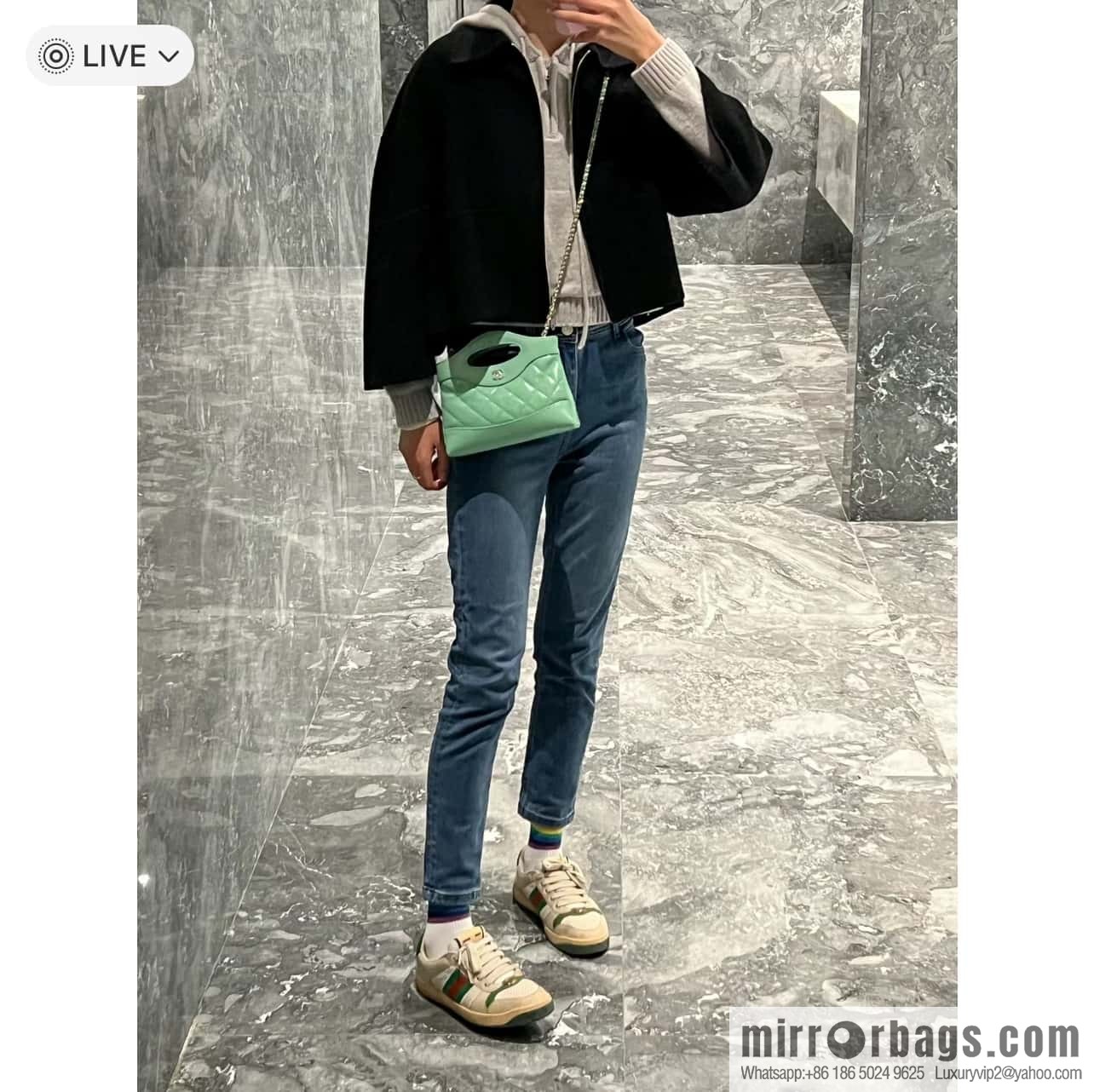 ππππππ πππ¬ 31bag mint green AP3656
