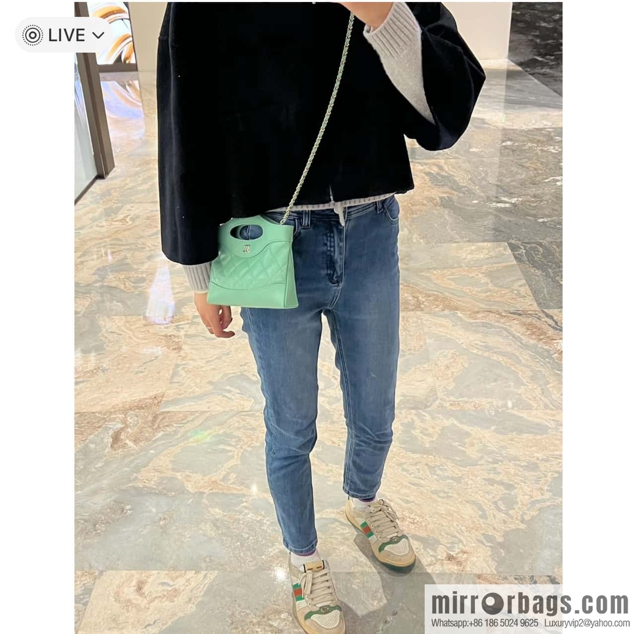 ππππππ πππ¬ 31bag mint green AP3656