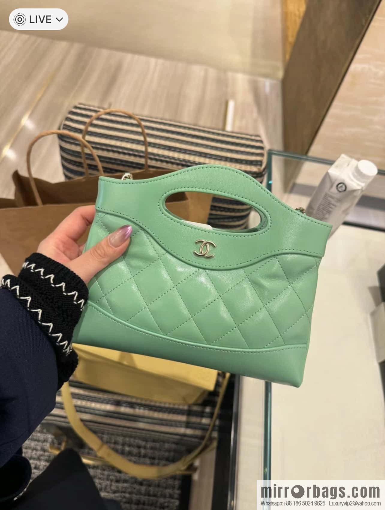 ππππππ πππ¬ 31bag mint green AP3656