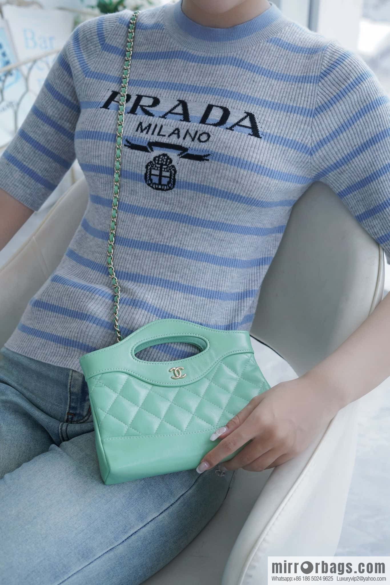 ππππππ πππ¬ 31bag mint green AP3656