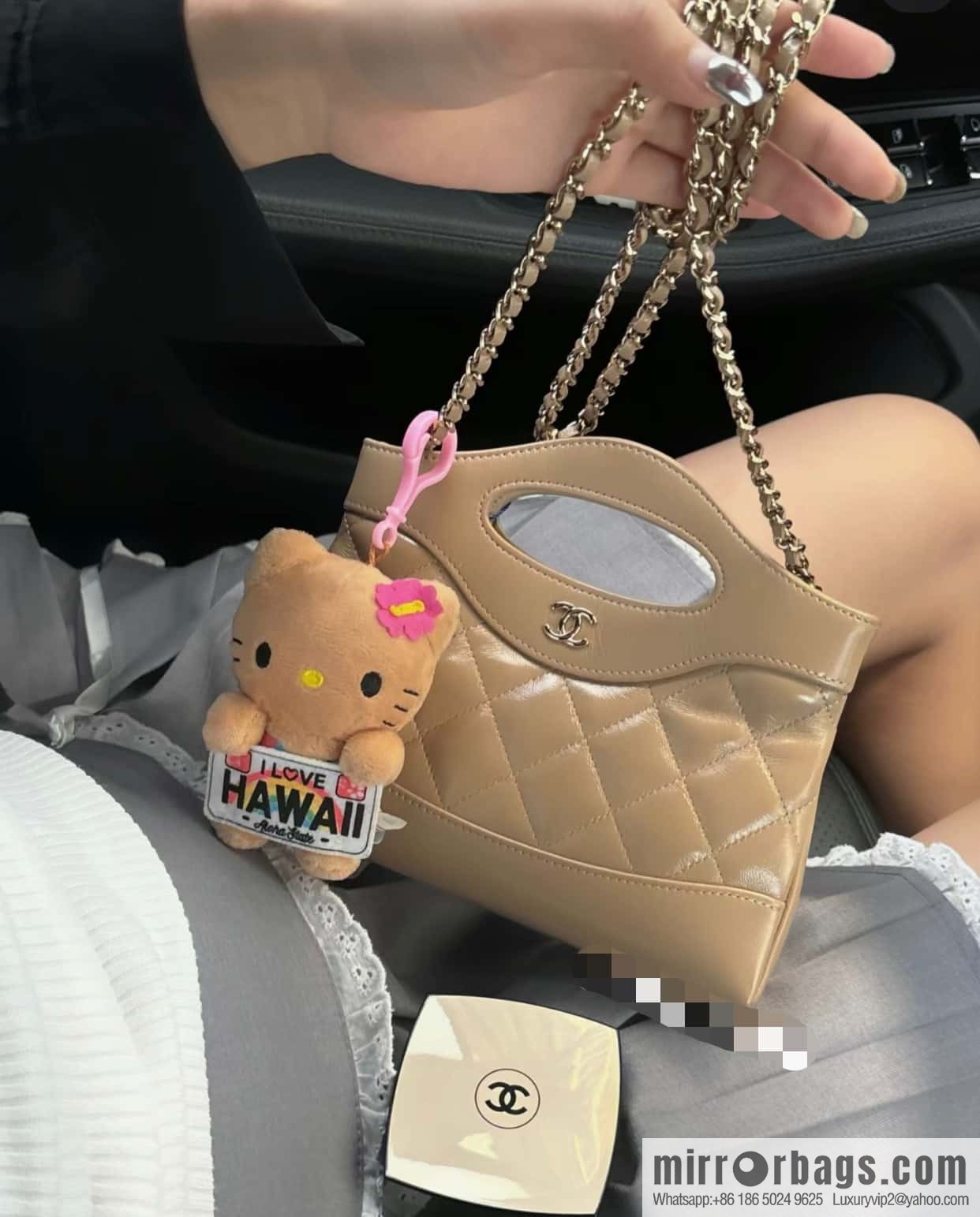 ππππππ πππ¬ horizontal 31bag Milk tea apricot π§ AP3656